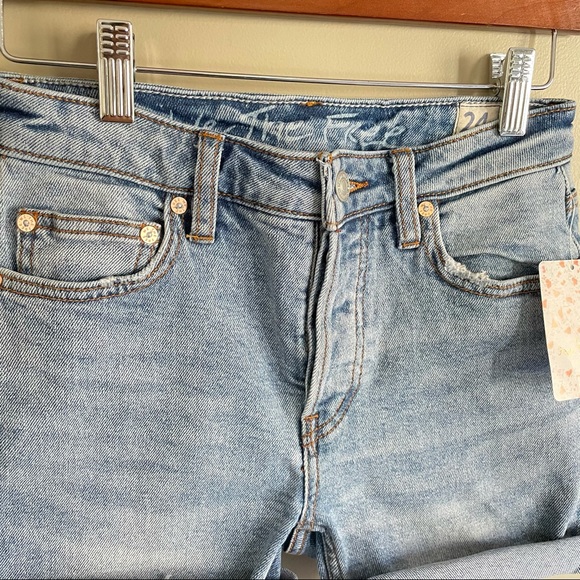 Free People jean shorts size 24 NWT - Picture 2 of 6